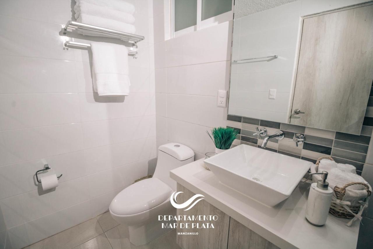 Hermoso Departamento Nuevo A 50 Metros De Playa!! Мансанільйо Екстер'єр фото