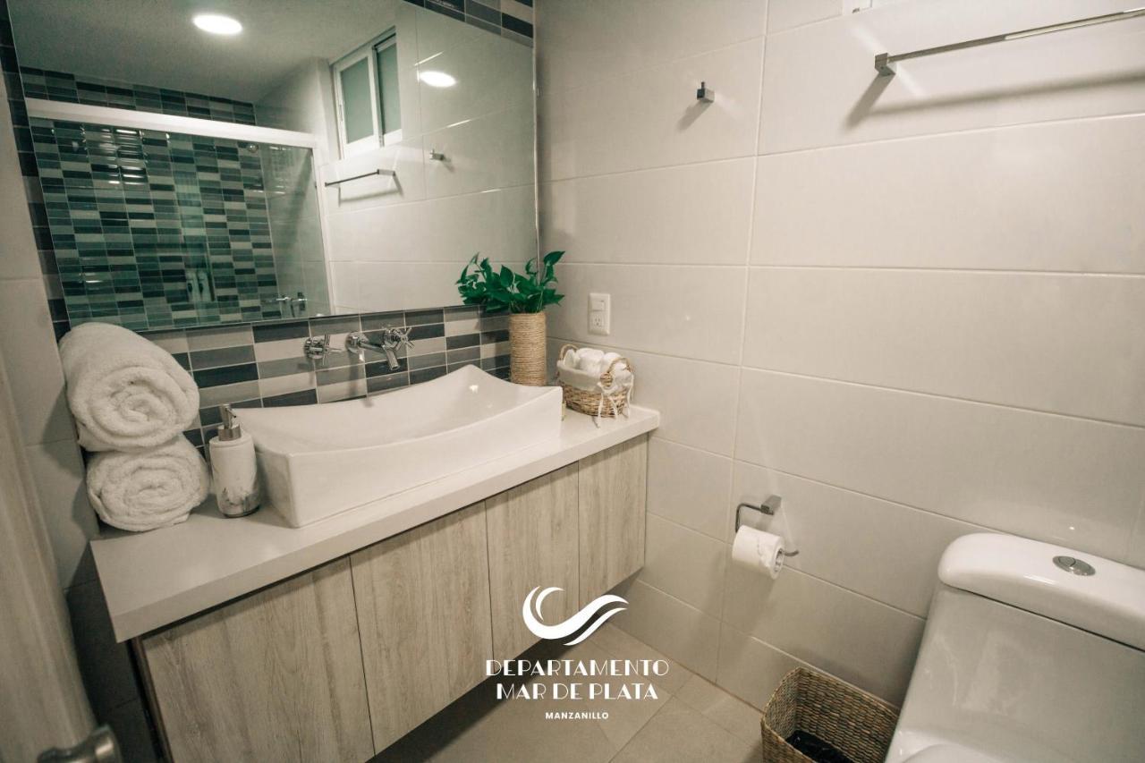 Hermoso Departamento Nuevo A 50 Metros De Playa!! Мансанільйо Екстер'єр фото