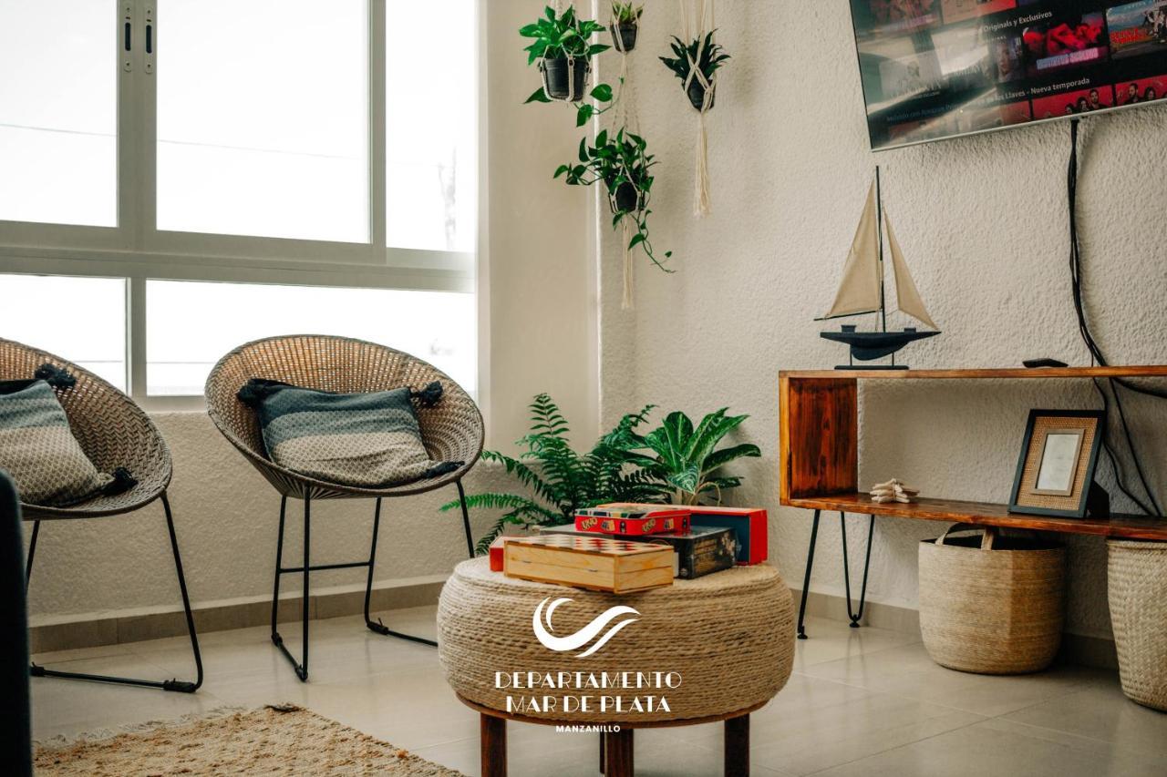 Hermoso Departamento Nuevo A 50 Metros De Playa!! Мансанільйо Екстер'єр фото