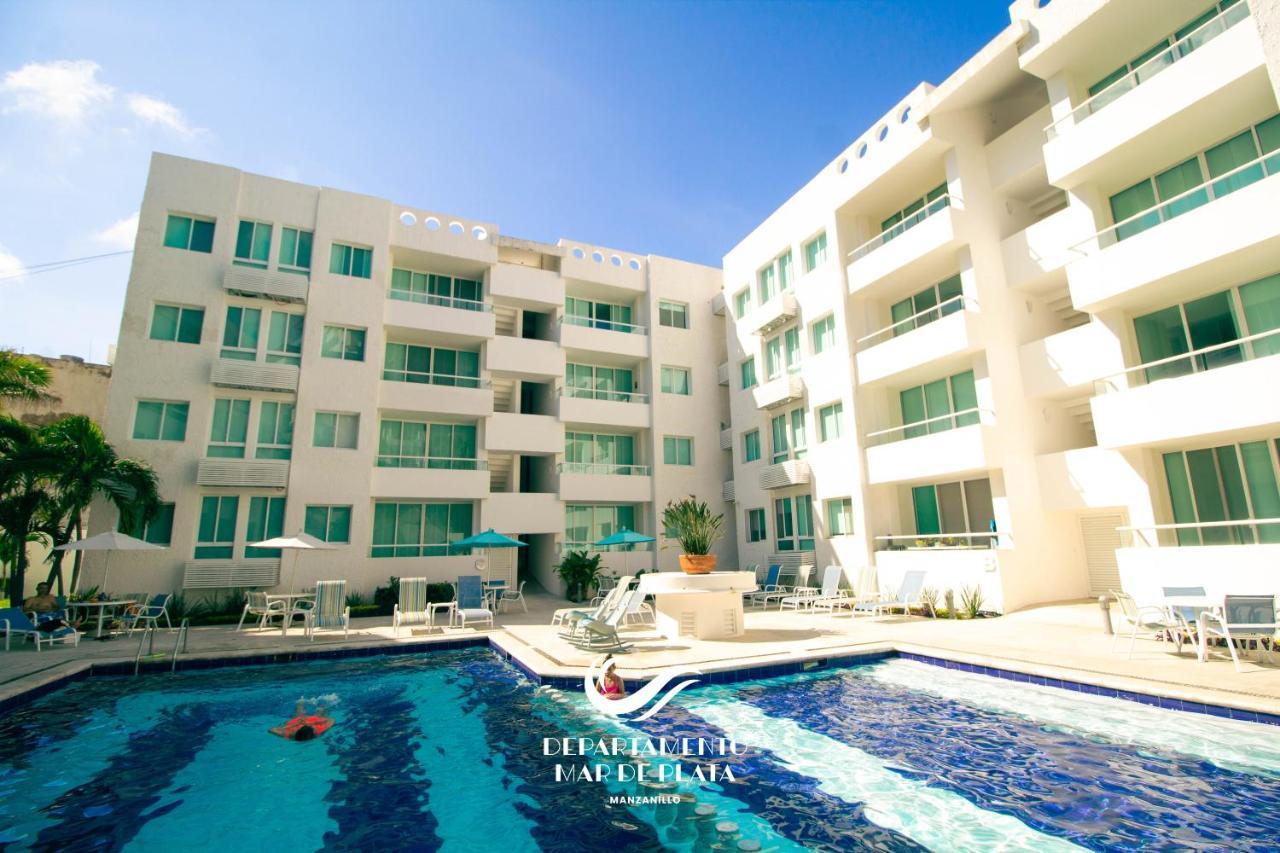 Hermoso Departamento Nuevo A 50 Metros De Playa!! Мансанільйо Екстер'єр фото
