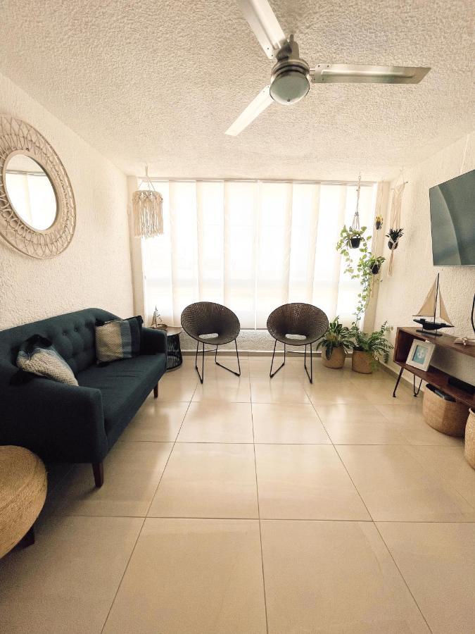 Hermoso Departamento Nuevo A 50 Metros De Playa!! Мансанільйо Екстер'єр фото