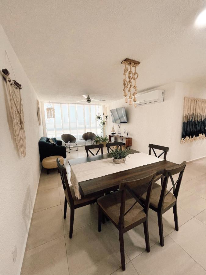Hermoso Departamento Nuevo A 50 Metros De Playa!! Мансанільйо Екстер'єр фото